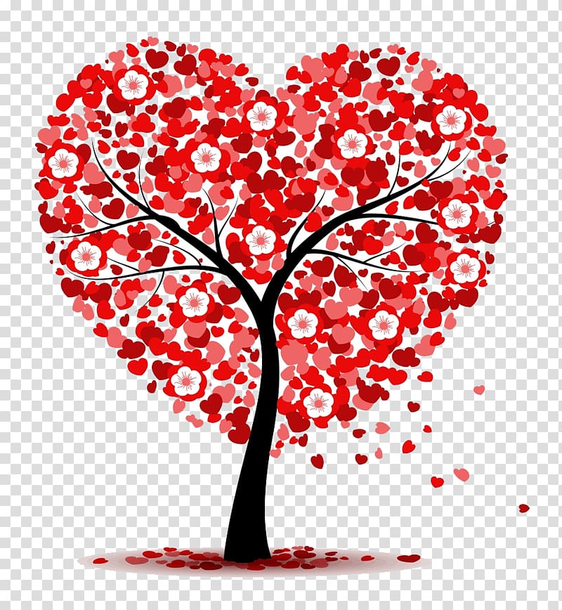 love tree transparent background PNG clipart