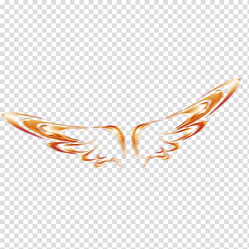 Wing , Golden wings transparent background PNG clipart