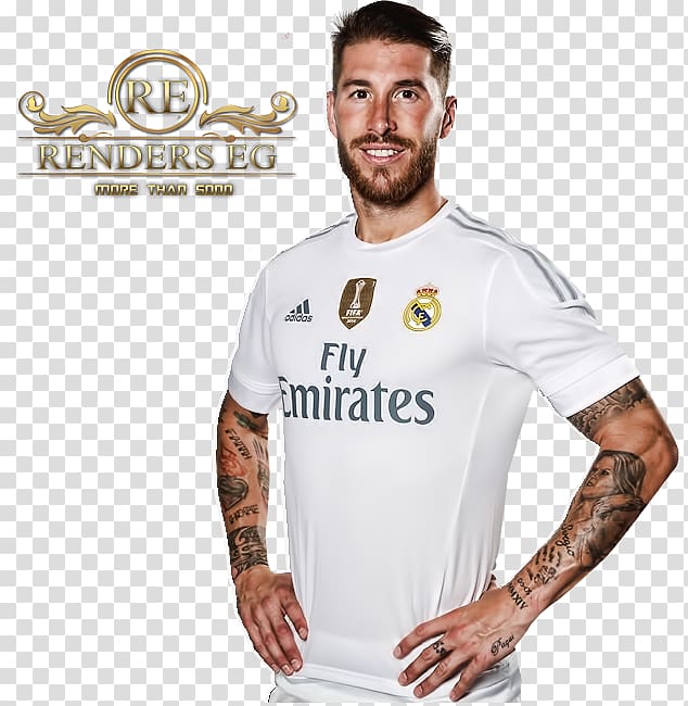 Sergio Ramos Real Madrid C.F. Football player Jersey, football transparent background PNG clipart