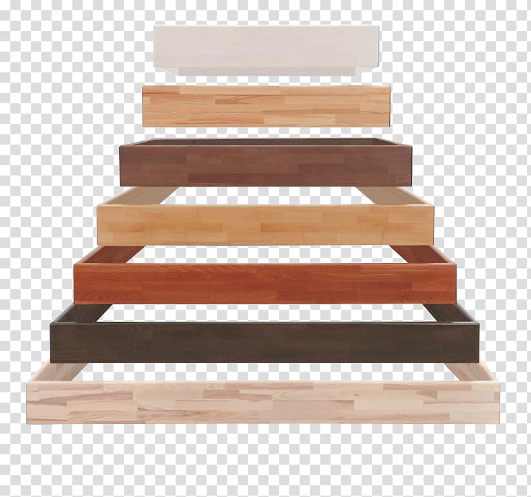 Bed frame Hasena AG Mattress Wood, wood material transparent background PNG clipart