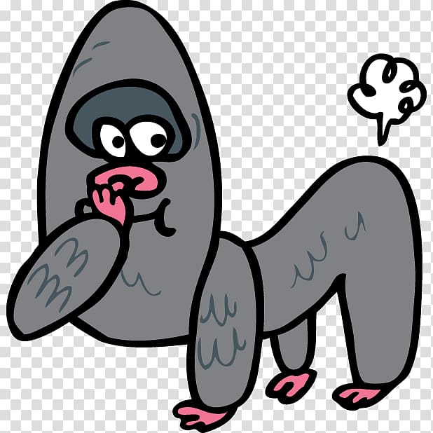 Sticker The Awkward Yeti Character , confused funny character transparent background PNG clipart