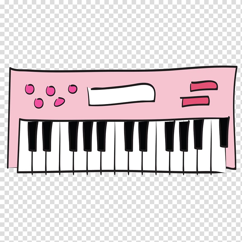 Electronic keyboard Musical keyboard Digital piano Nord Electro, Cartoon Keyboard transparent background PNG clipart