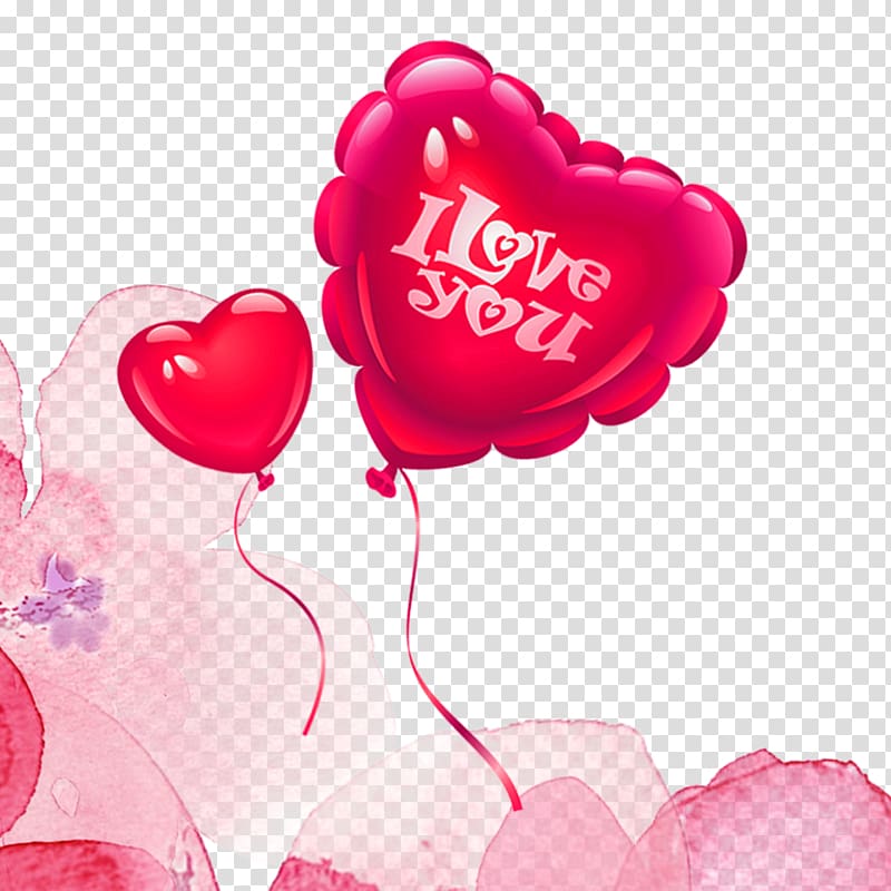 Heart, Heart balloon transparent background PNG clipart