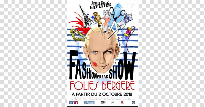 Folies Bergère JEAN PAUL GAULTIER FASHION FREAK SHOW, JEAN PAUL GAULTIER Fashion show Revue, Freak Show transparent background PNG clipart