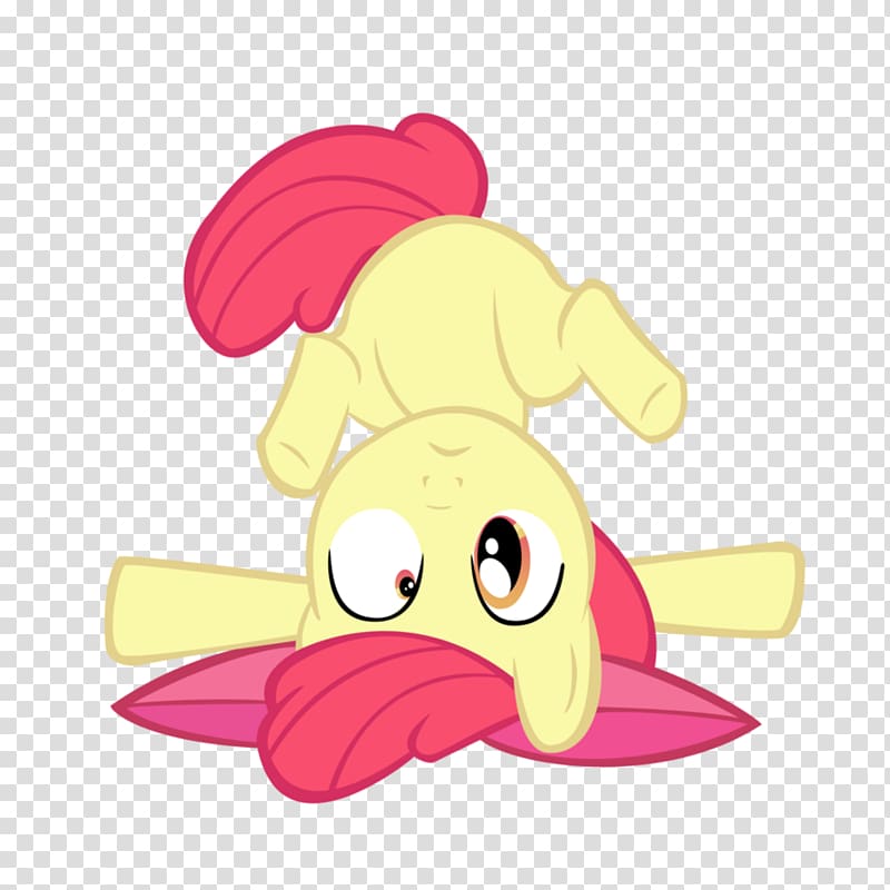 Apple Bloom Gosalyn Mallard Upside-down cake Character Cartoon, blooming Sally transparent background PNG clipart
