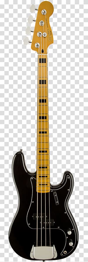 Fender Squier Classic Vibe P Bass \'70s Fender Precision Bass Bass guitar, Bass Guitar transparent background PNG clipart
