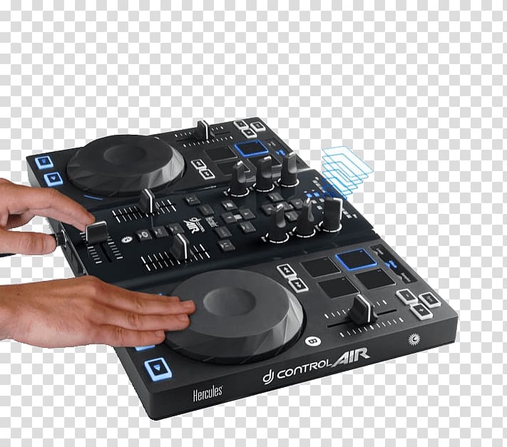 DJ controller Disc jockey Audio Mixers DJ mixer Music, dj element transparent background PNG clipart