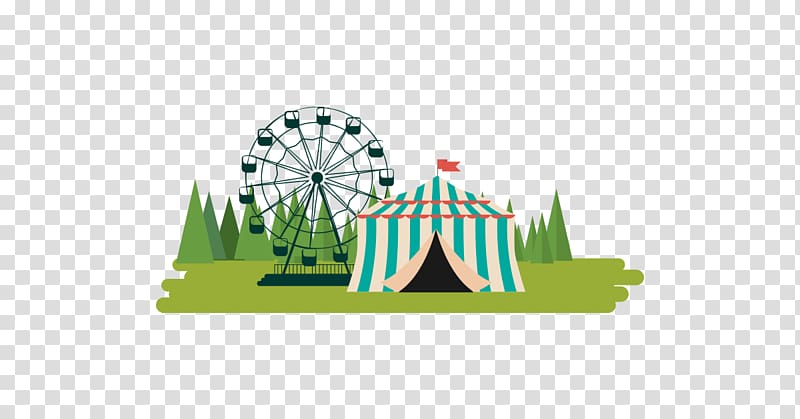 Circus Drawing, Carousel transparent background PNG clipart