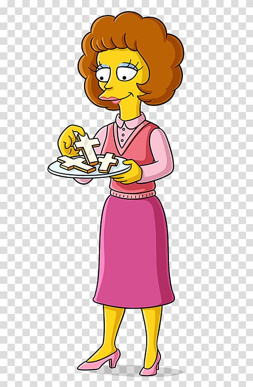 Maude Flanders Ned Flanders Bart Simpson Marge Simpson Mona Simpson, eddie murphy transparent background PNG clipart