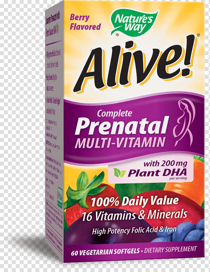 Multivitamin Natural foods Prenatal vitamins Softgel, Prenatal Vitamins transparent background PNG clipart