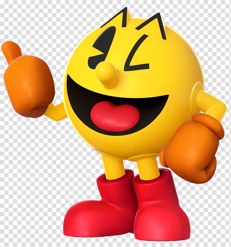 Pac-Man Championship Edition Super Smash Bros. for Nintendo 3DS and Wii U Super Smash Bros. Brawl, Pac Man transparent background PNG clipart