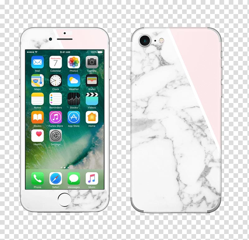 Apple iPhone 7 Plus iPhone 4 iPhone 6 iPhone 3GS Apple iPhone 8 Plus, pink marble transparent background PNG clipart