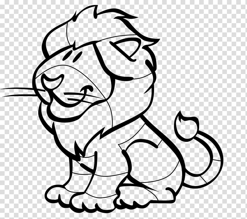 Lion Simba Black and white Drawing Coloring book, lion transparent background PNG clipart