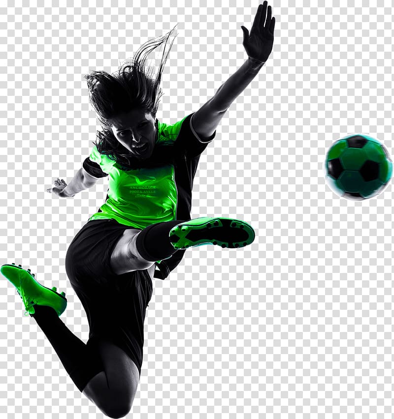 Silhouette Football player , gambit transparent background PNG clipart