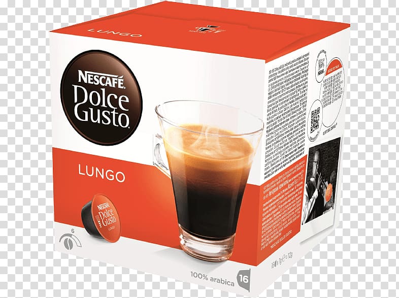 Lungo Dolce Gusto Coffee Espresso Cafe, Coffee transparent background PNG clipart
