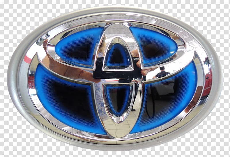 Alloy wheel Spoke Rim Hubcap Cobalt blue, rav4 logo transparent background PNG clipart