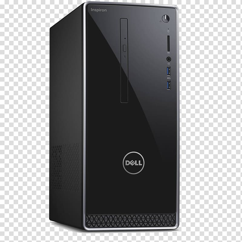 Desktop Computers Dell Inspiron Intel Core i7, Desktop PC transparent background PNG clipart