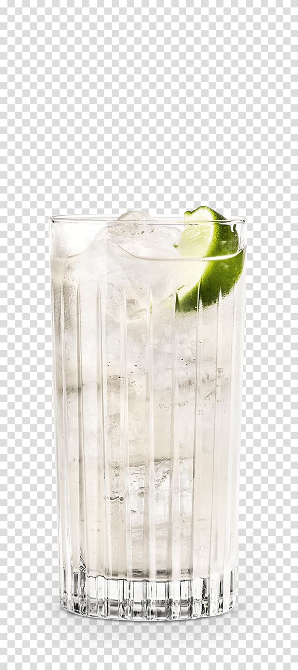 Rickey Highball Gin and tonic Vodka tonic Limeade, glass transparent background PNG clipart