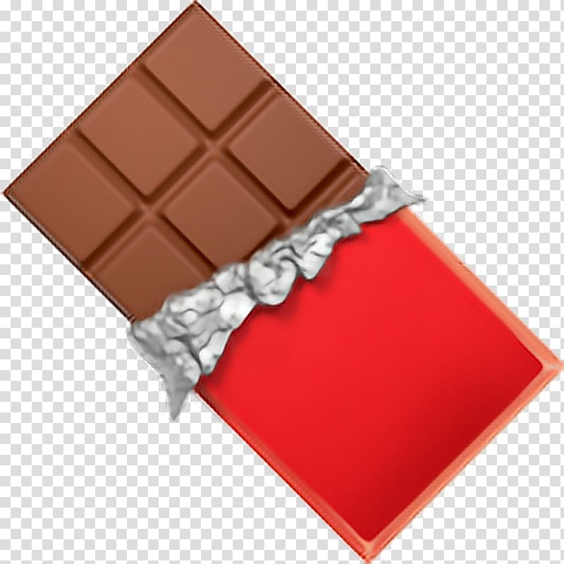Chocolate bar Emoji domain, face mold transparent background PNG clipart