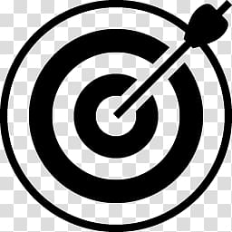 Black Target transparent background PNG clipart