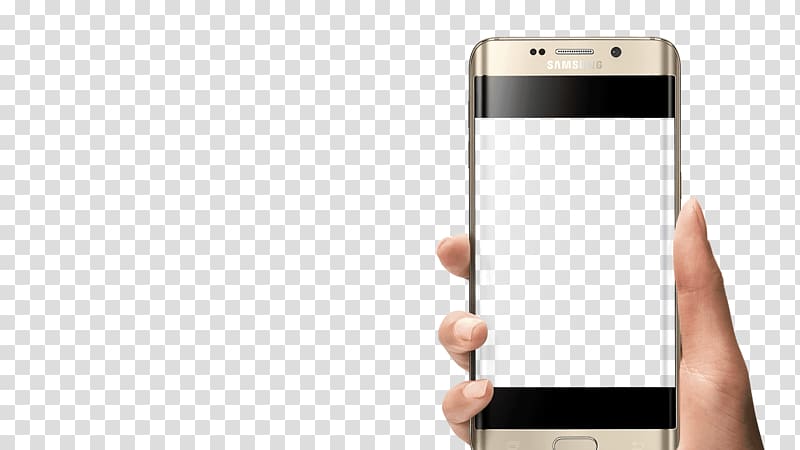 Phone in hand transparent background PNG clipart