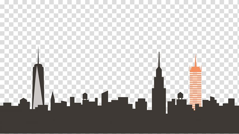 New York City Skyline , Martello Tower transparent background PNG clipart