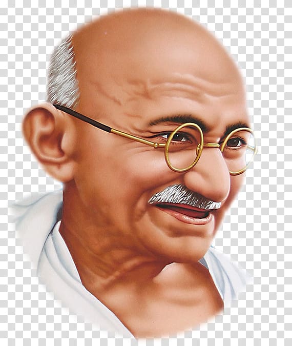 Mahatma Gandhi transparent background PNG clipart