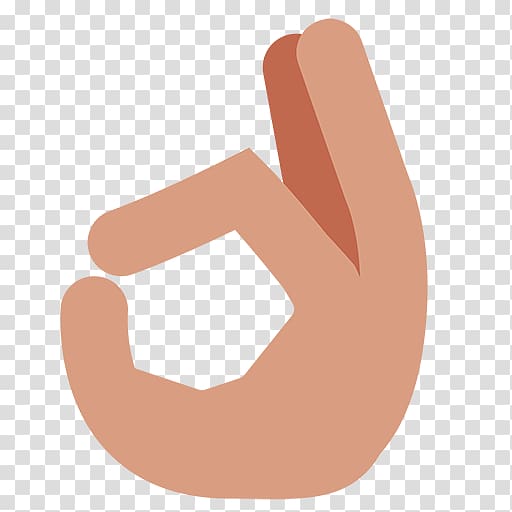 OK Emoji Gesture Hand Sign language, Emoji transparent background PNG clipart