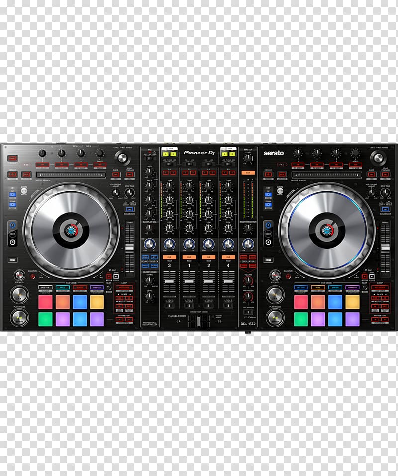 DJ controller Pioneer DJ Disc jockey Computer DJ Serato Audio Research, dj controller transparent background PNG clipart