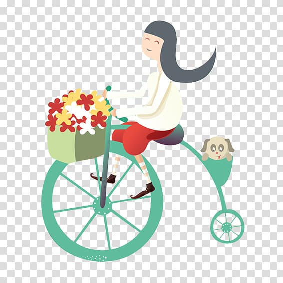 Cycling 2. 0 Bicycle, Little girl riding a bicycle transparent background PNG clipart