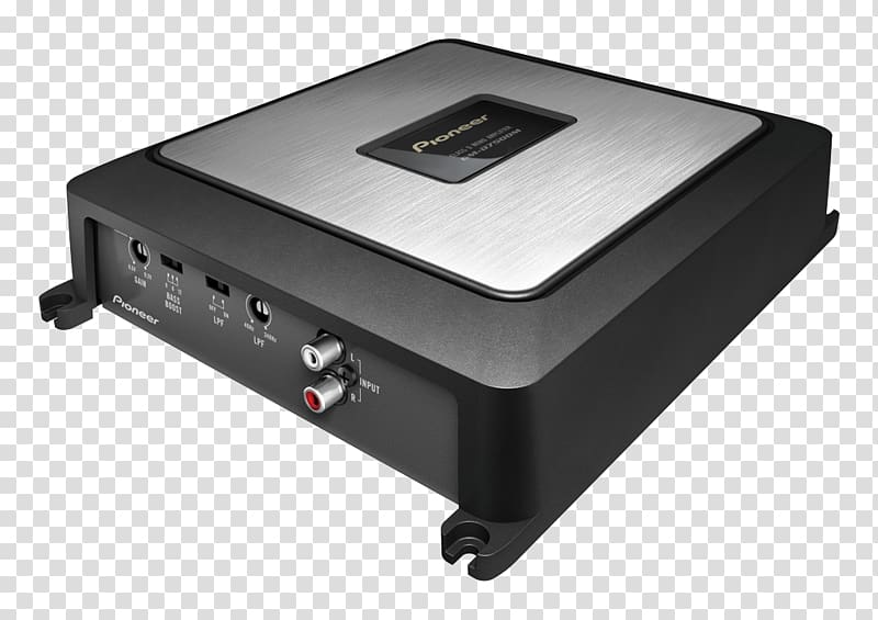 Class-D amplifier Audio power amplifier Pioneer GM D7500M Amplifier Vehicle audio, car audio transparent background PNG clipart