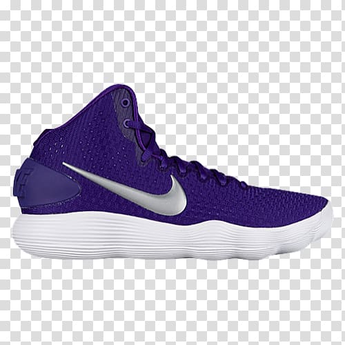 Nike Hyperdunk 2017 (Team) Basketball Shoe, Blue Women\'s Hyperdunk 2017 Basketball Shoes Nike Navy blue Sports shoes, nike transparent background PNG clipart
