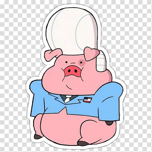 Mabel Pines GIF Animated cartoon Gideon Rises, gravity falls pig transparent background PNG clipart