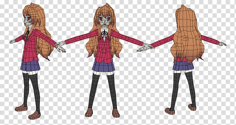 Anime Drawing 3D modeling , Anime Girl Body Outline transparent background PNG clipart