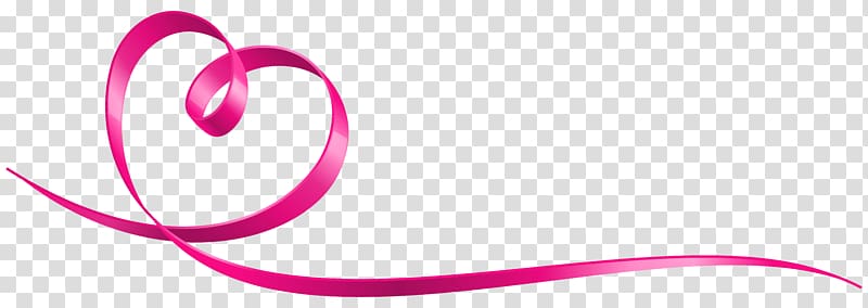 Brand Logo Font, Heart Band , pink ribbon transparent background PNG clipart