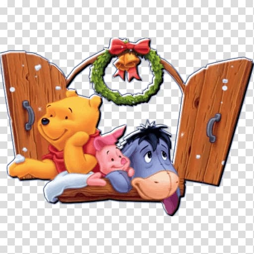 Winnie-the-Pooh Christmas Eeyore Gift , winnie the pooh transparent background PNG clipart