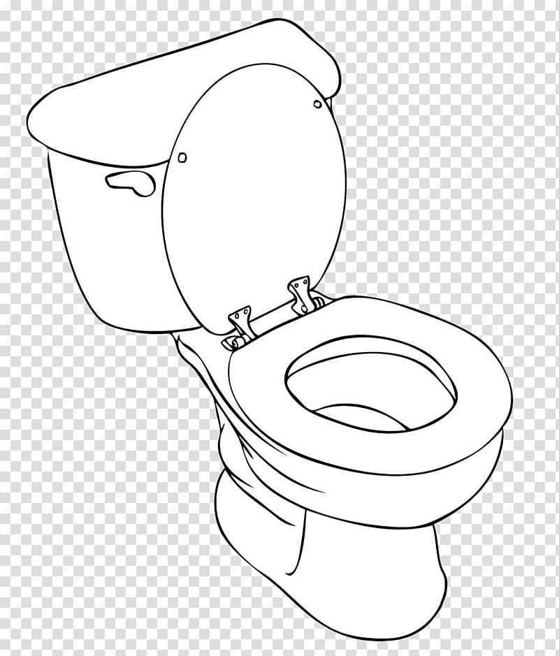 toilet bowl with cistern illustration, Drawing Toilet Sketch, toilet transparent background PNG clipart