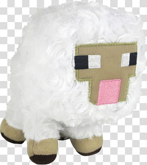 Minecraft Stuffed Animals & Cuddly Toys Plush Sheep, baby lamb transparent background PNG clipart thumbnail