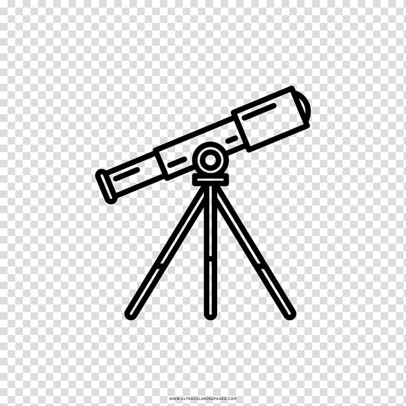 Drawing Telescope Coloring book Optical instrument, flower vine transparent background PNG clipart