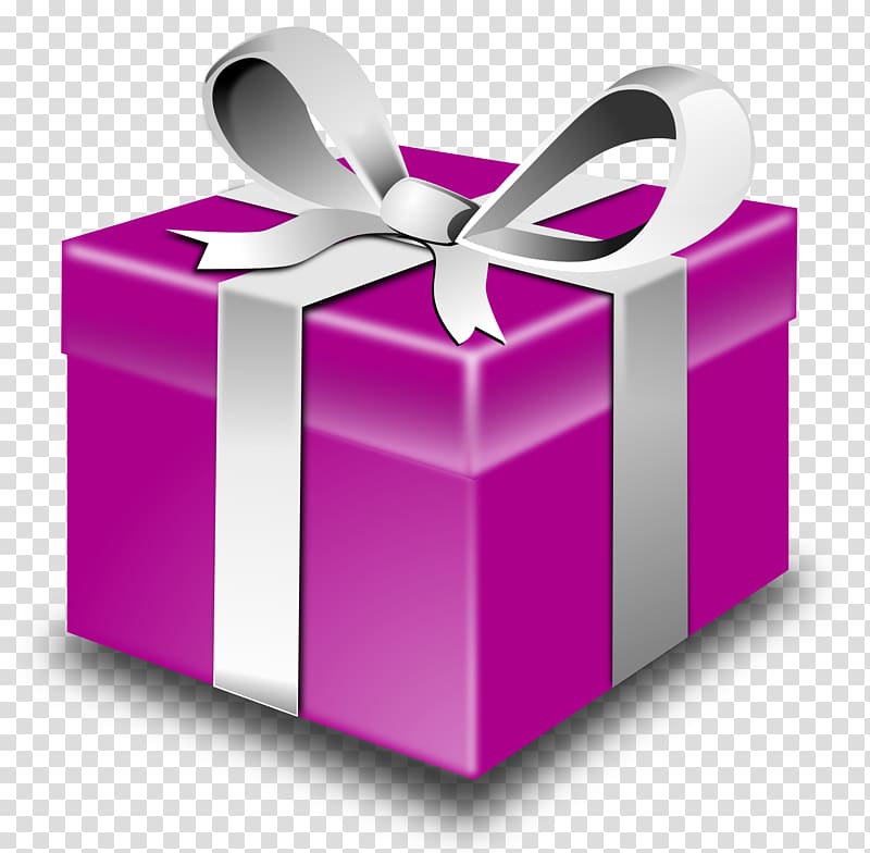 purple gift box , Gift Purple Christmas , Birthday Gift transparent background PNG clipart
