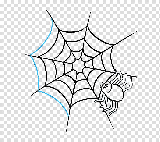 Spider-Man Drawing Spider web A Spider\'s Web, spider transparent background PNG clipart
