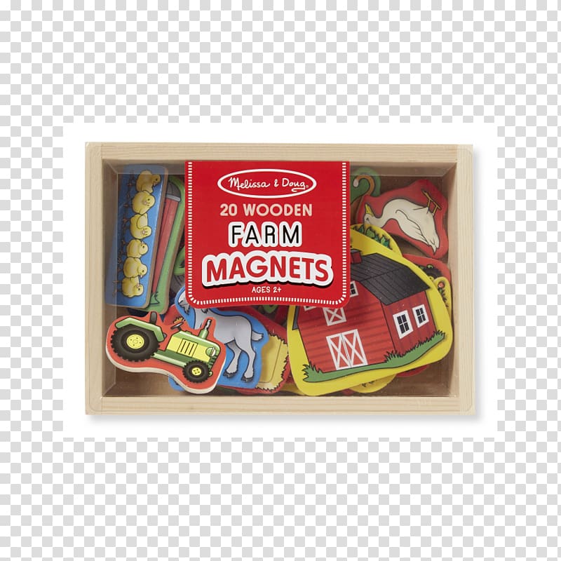 Melissa & Doug Wooden Farm Magnets Toy Amazon.com Craft Magnets, toy transparent background PNG clipart