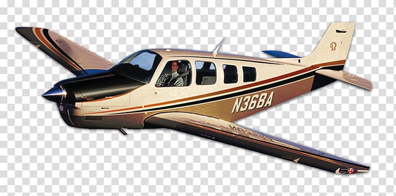 Propeller Radio-controlled aircraft Beechcraft Bonanza Airplane, aircraft transparent background PNG clipart