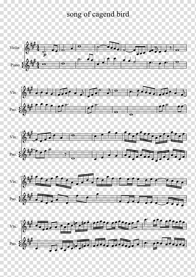 Digital sheet music Violin Song, sheet music transparent background PNG clipart