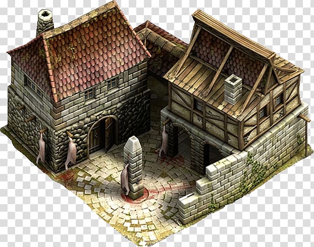 Middle Ages Butcher Manor house Building, house transparent background PNG clipart