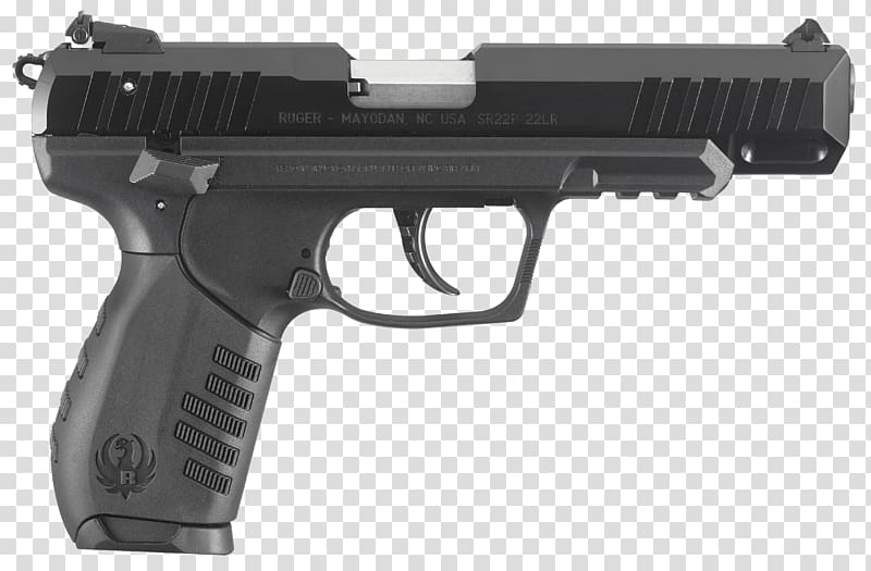 Ruger SR22 .22 Long Rifle Sturm, Ruger & Co. Plinking Trigger, Handgun transparent background PNG clipart