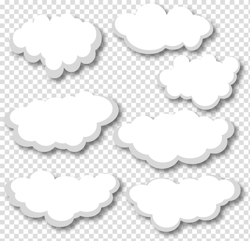 white clouds illustration, Drawing , Nuvem transparent background PNG clipart