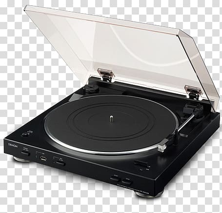 Denon DP-200USB Digital audio Phonograph record, Turntable transparent background PNG clipart