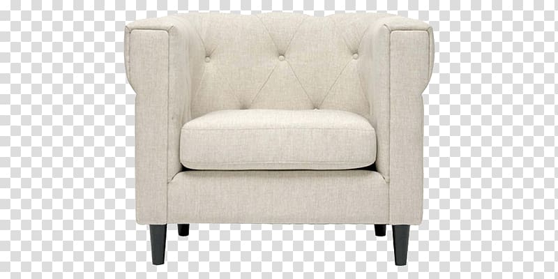Couch Club chair Baxton Studio Cortland Beige Linen Modern Chesterfield Chair Interior Design Services, barrel chairs transparent background PNG clipart