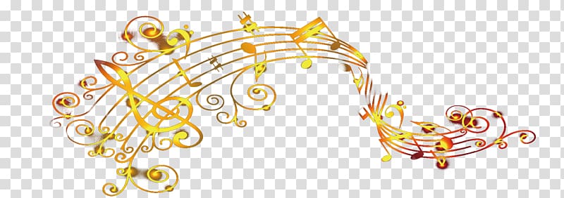 Musical note Gold, Gold notes pattern transparent background PNG clipart